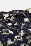 Enamor Viscose Loungewear Bottom - Navy Hibiscus Aop — thumbnail 6